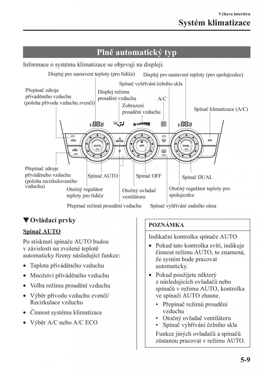 Mazda CX 5 navod k obsludze / page 316