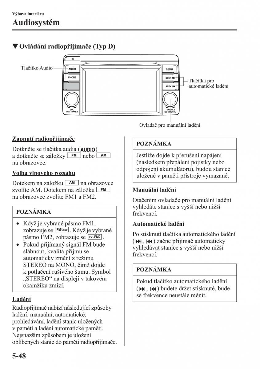 Mazda CX 5 navod k obsludze / page 355