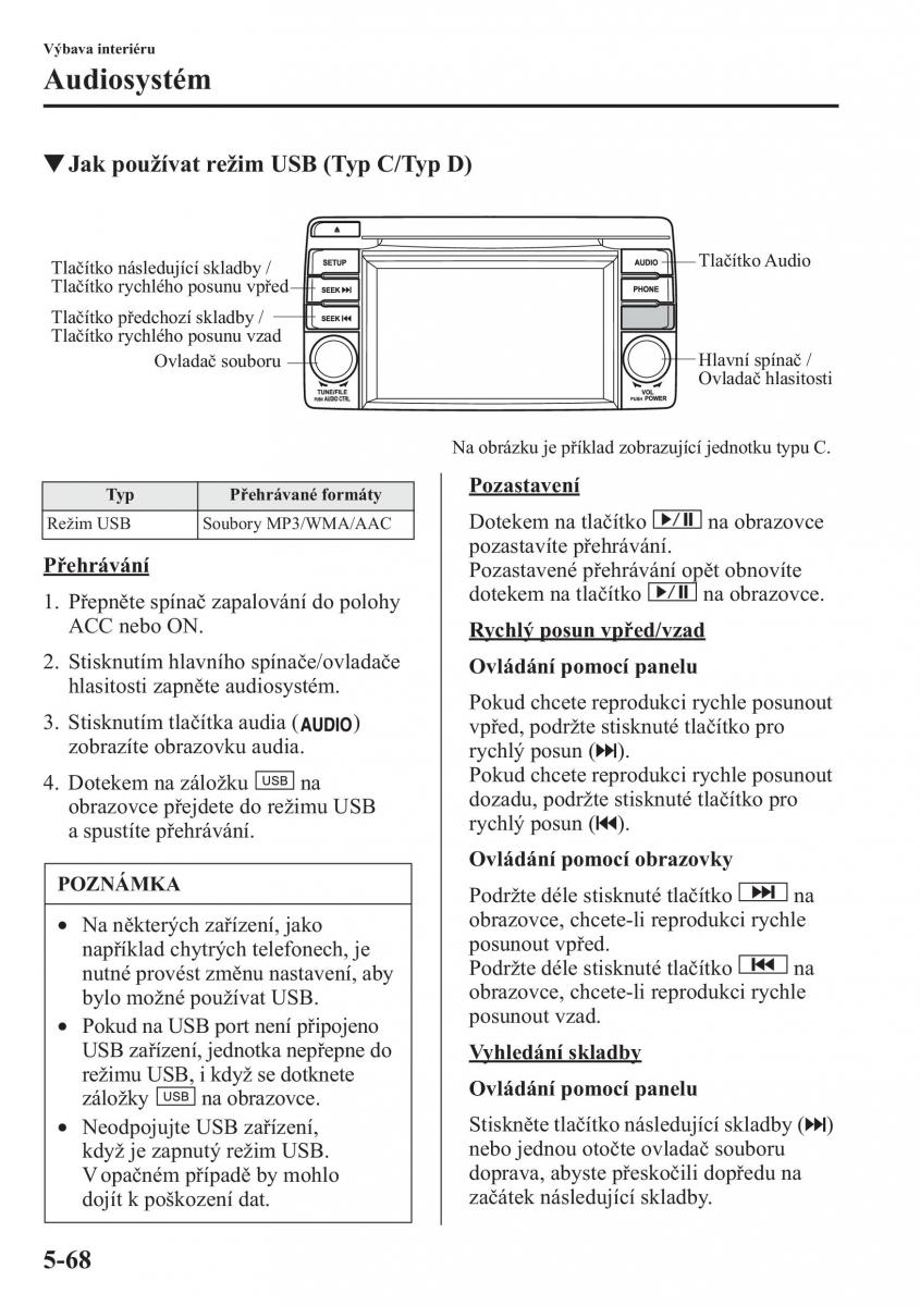 Mazda CX 5 navod k obsludze / page 375