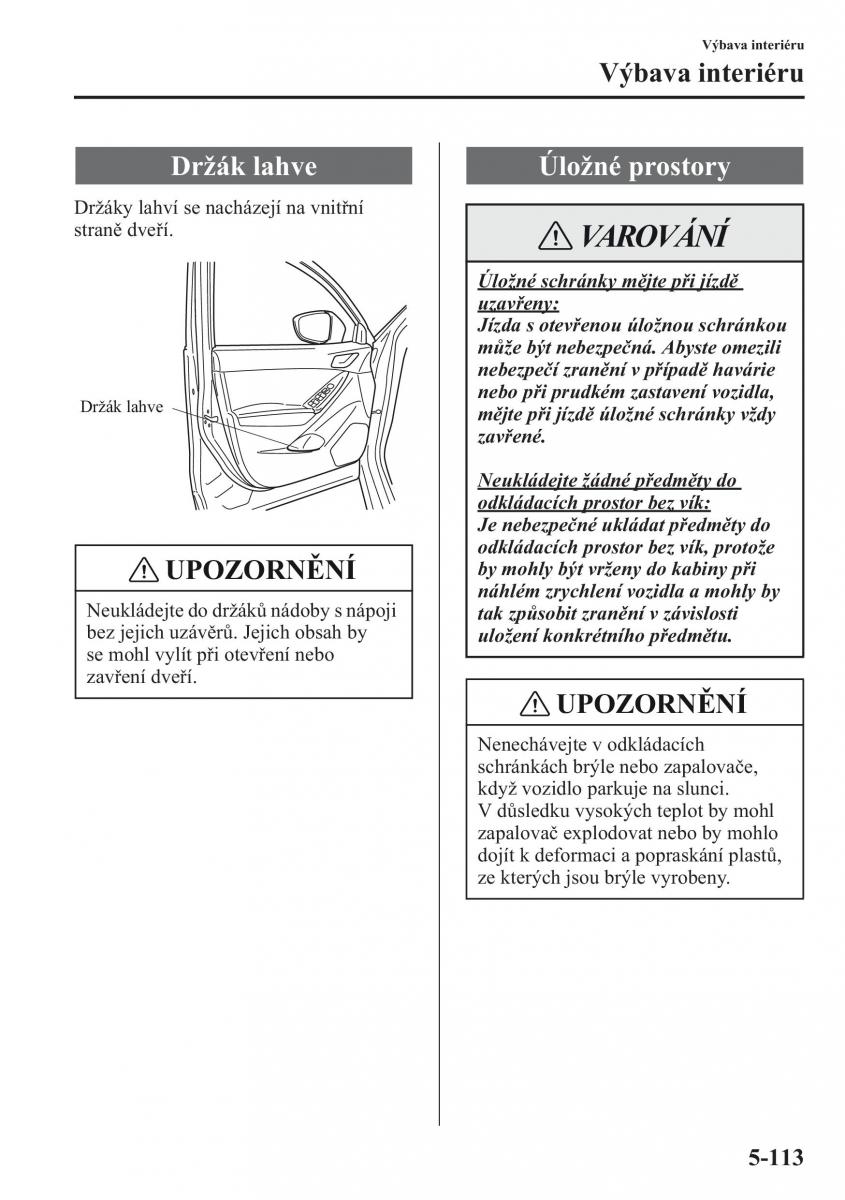 Mazda CX 5 navod k obsludze / page 420