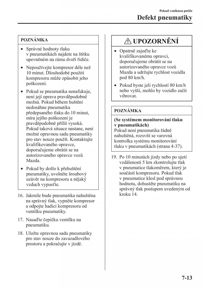 Mazda CX 5 navod k obsludze / page 510