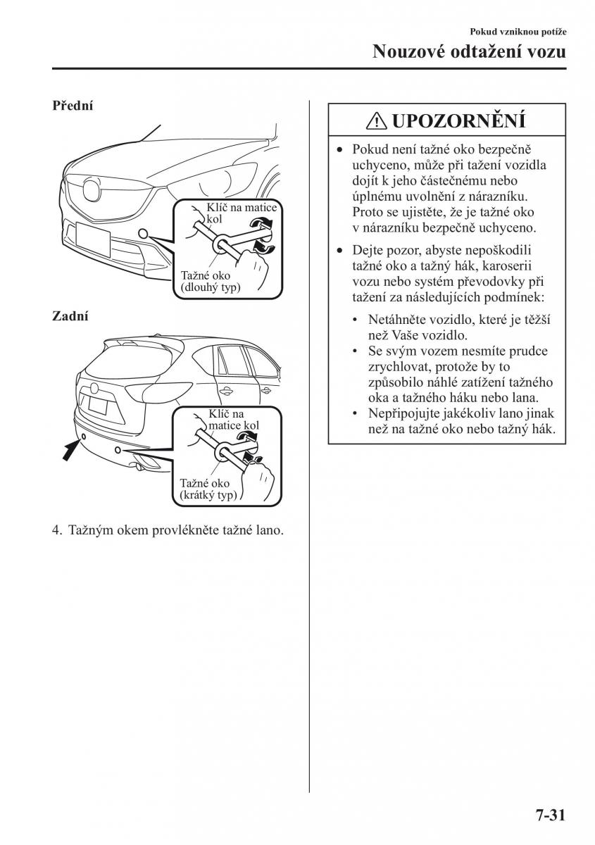 Mazda CX 5 navod k obsludze / page 528