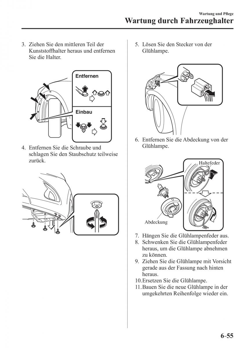 Mazda 2 Demio Handbuch / page 551