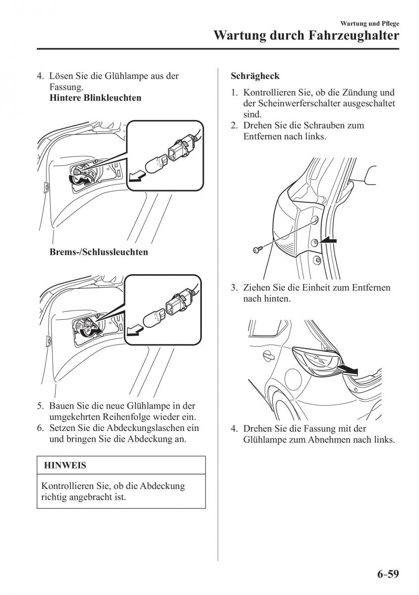 Mazda 2 Demio Handbuch / page 555