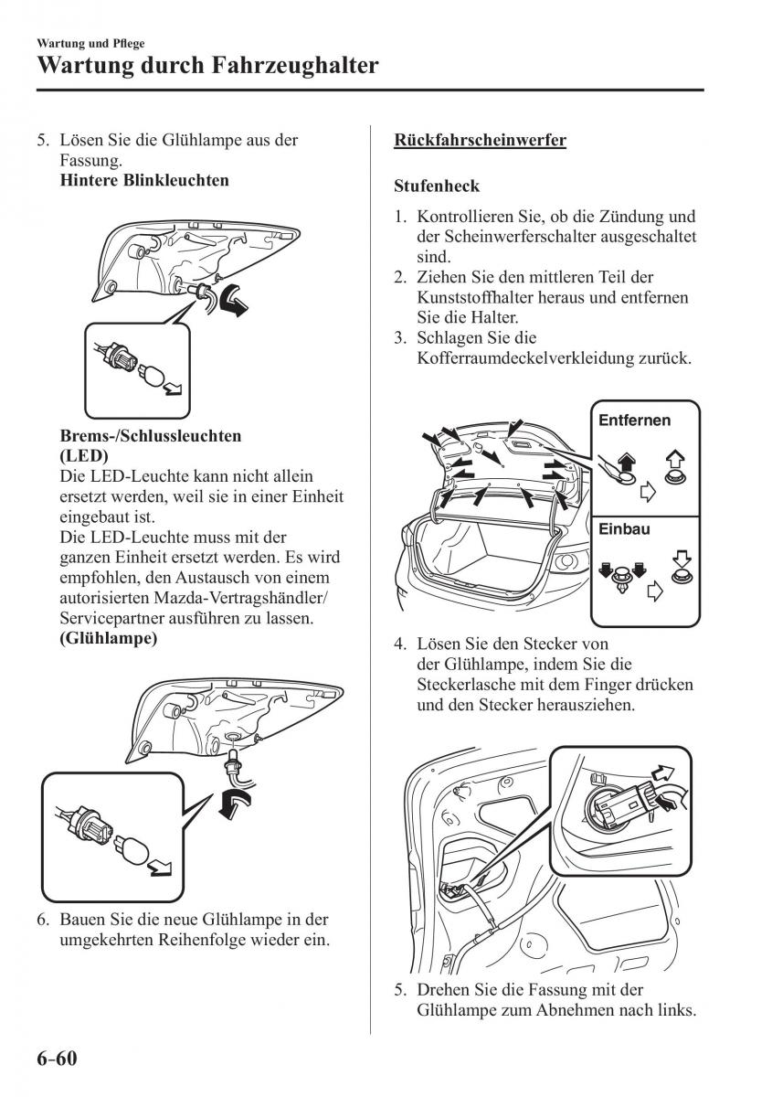 Mazda 2 Demio Handbuch / page 556