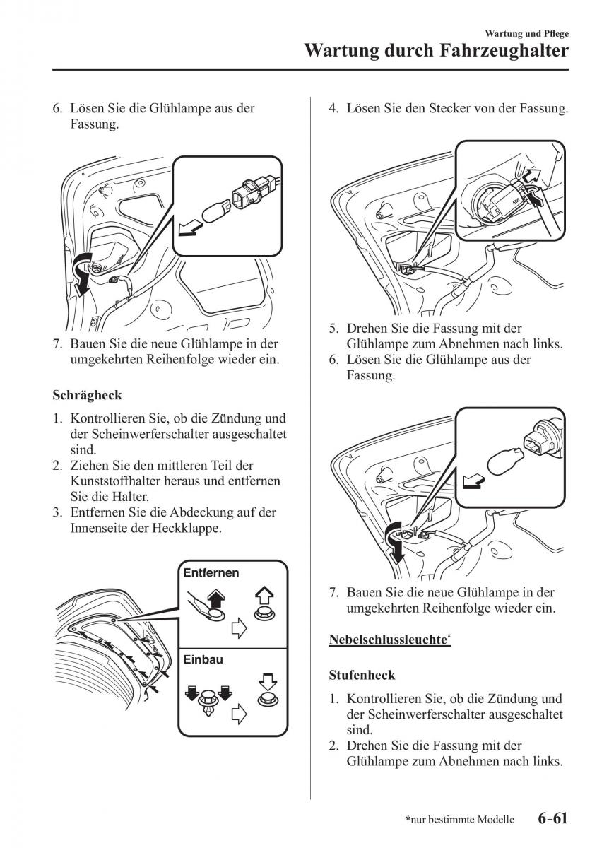 Mazda 2 Demio Handbuch / page 557