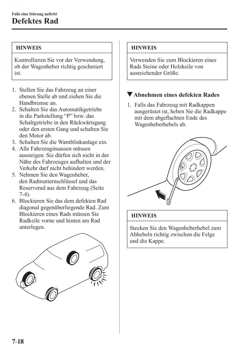 Mazda 2 Demio Handbuch / page 596