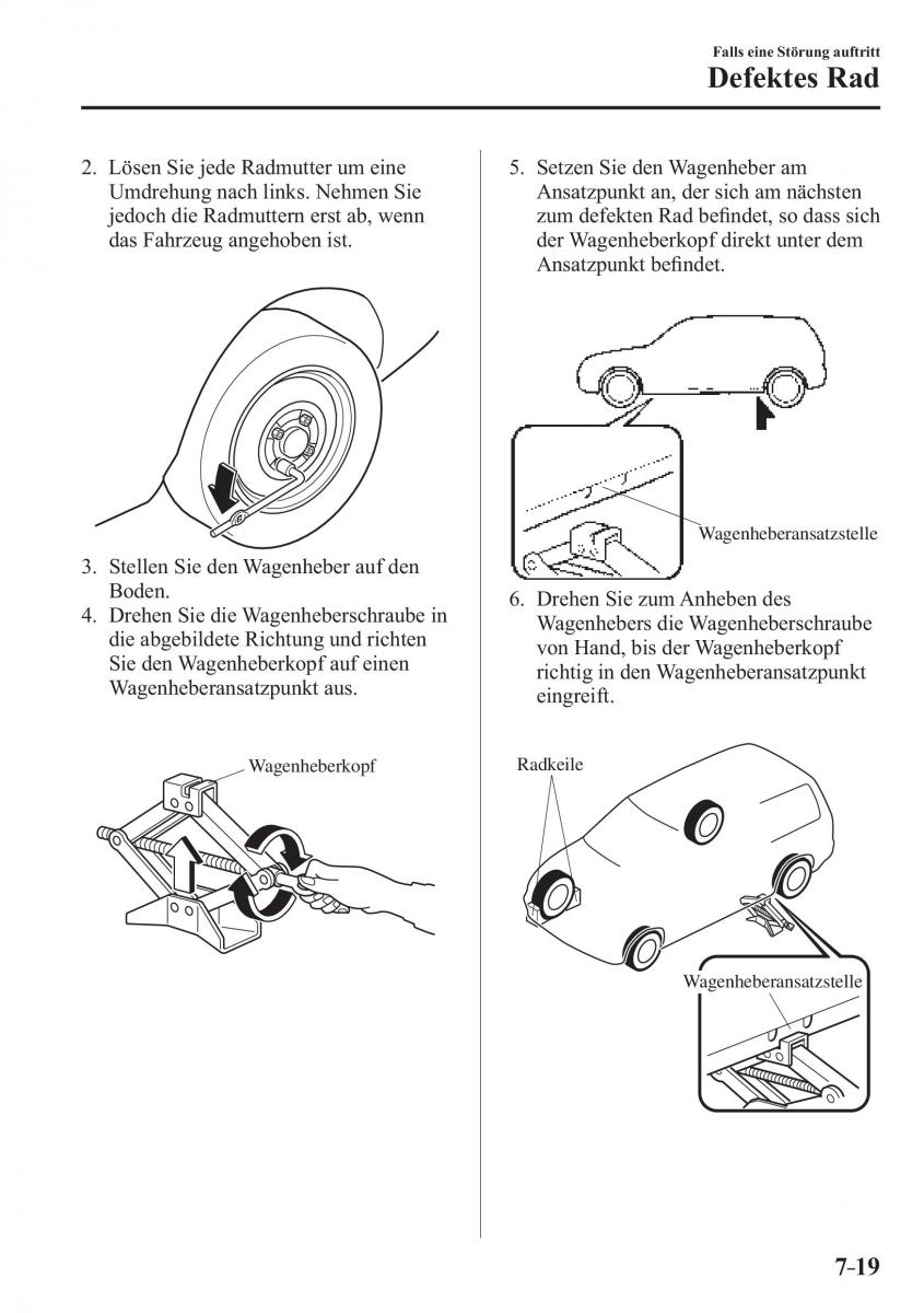 Mazda 2 Demio Handbuch / page 597