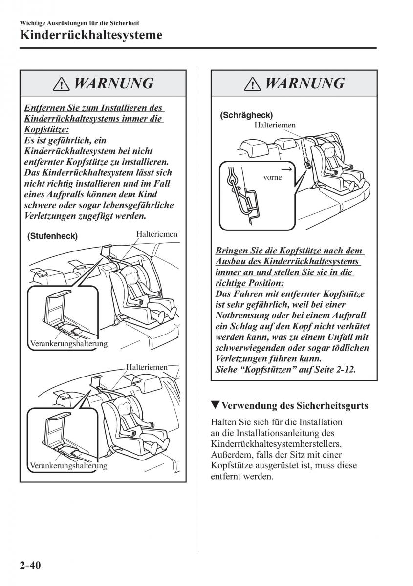 Mazda 2 Demio Handbuch / page 62