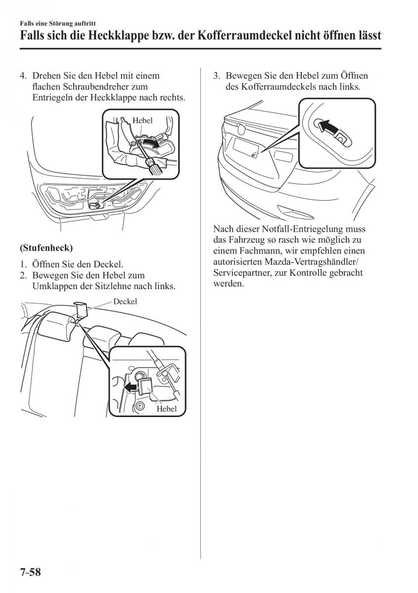 Mazda 2 Demio Handbuch / page 636