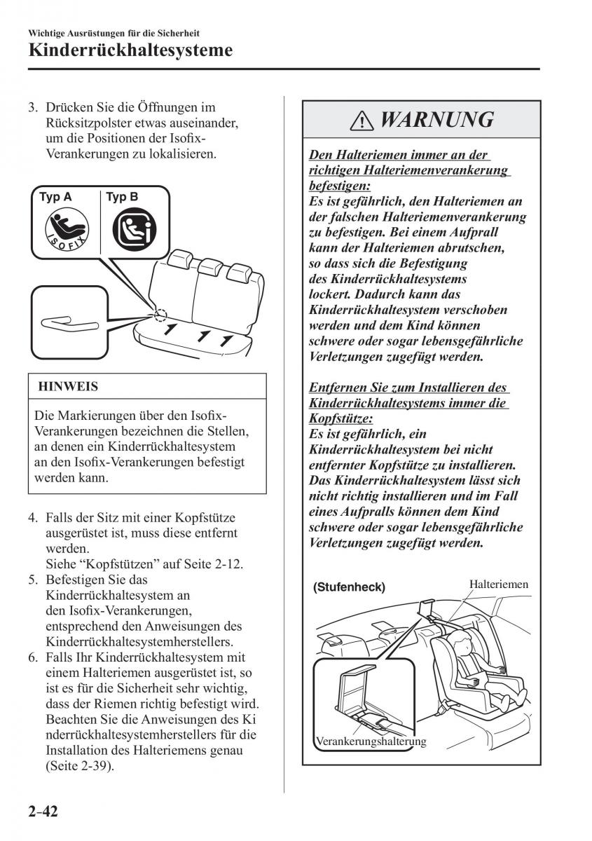 Mazda 2 Demio Handbuch / page 64