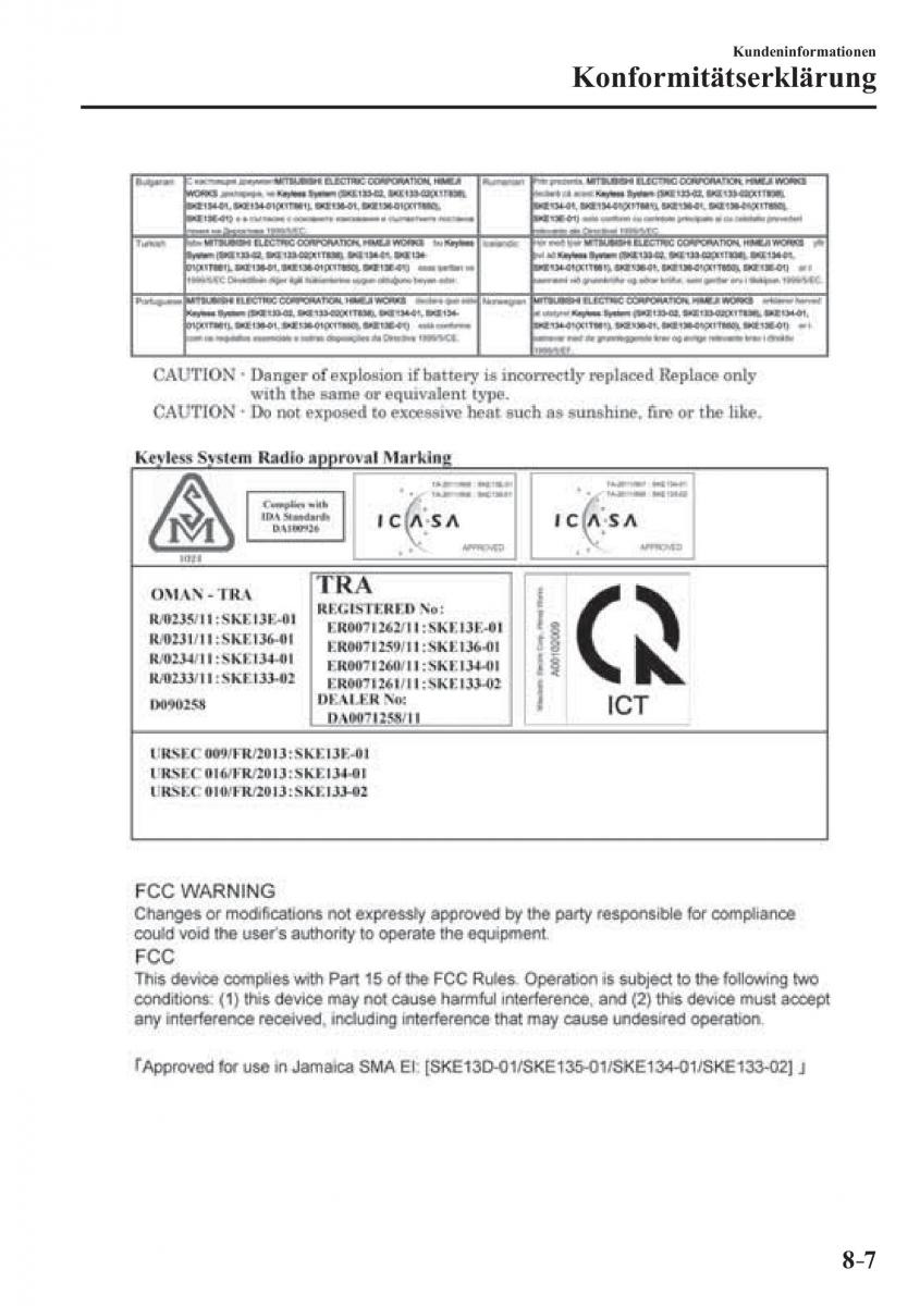 Mazda 2 Demio Handbuch / page 645