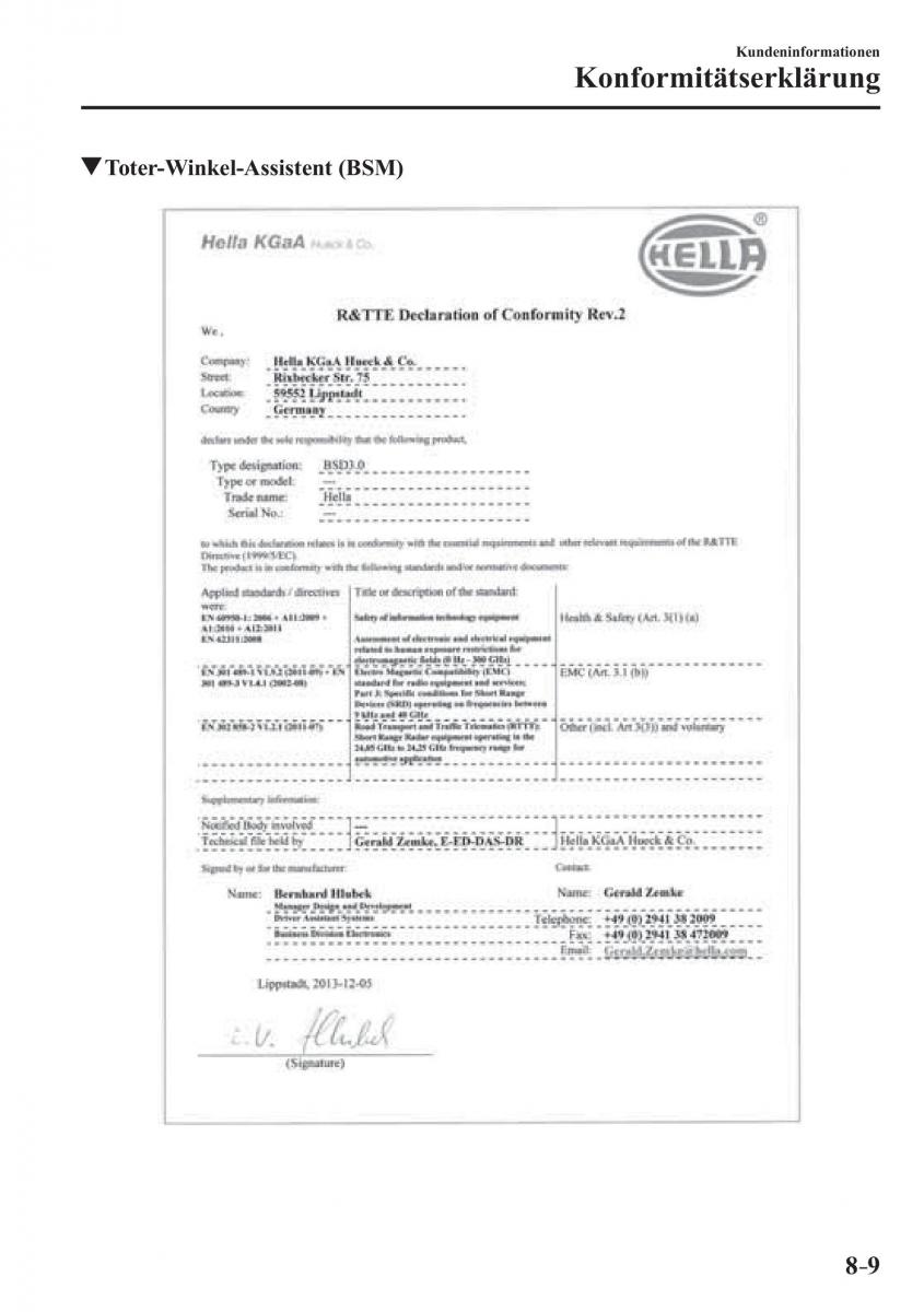 Mazda 2 Demio Handbuch / page 647