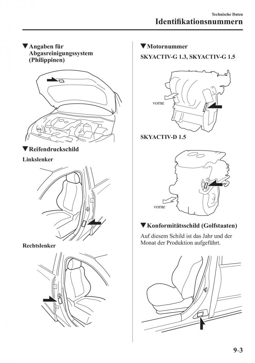 Mazda 2 Demio Handbuch / page 663