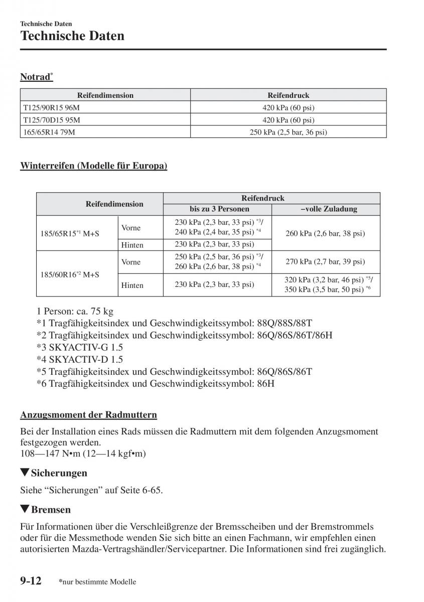 Mazda 2 Demio Handbuch / page 672