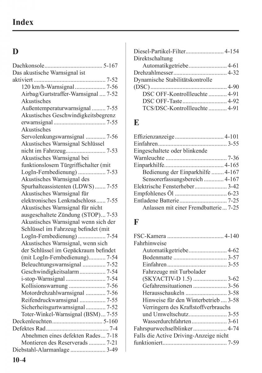 Mazda 2 Demio Handbuch / page 682