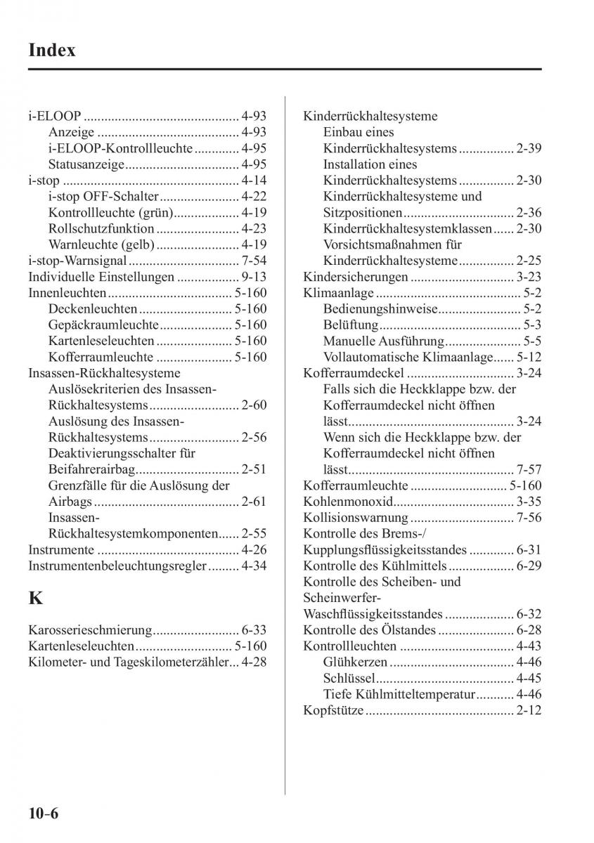 Mazda 2 Demio Handbuch / page 684