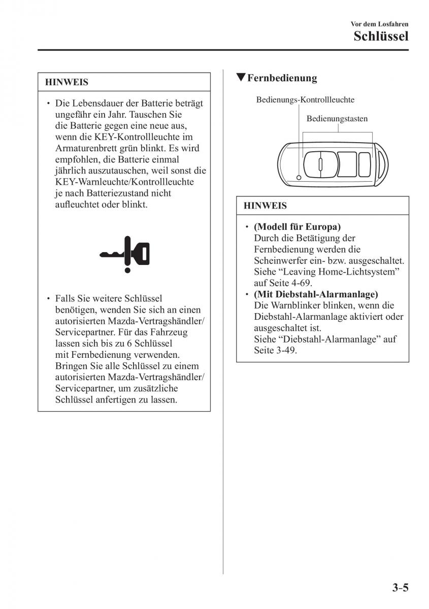 Mazda 2 Demio Handbuch / page 89