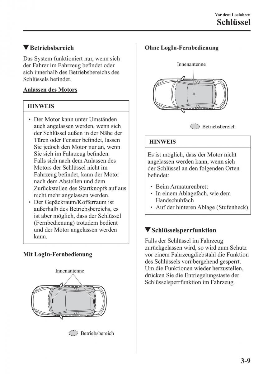 Mazda 2 Demio Handbuch / page 93