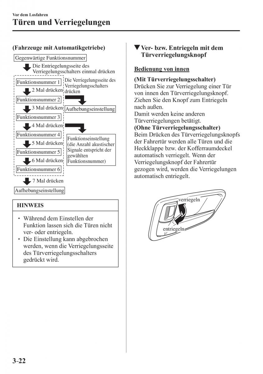 Mazda 2 Demio Handbuch / page 106