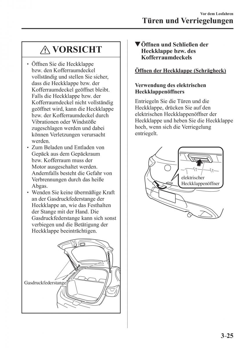 Mazda 2 Demio Handbuch / page 109