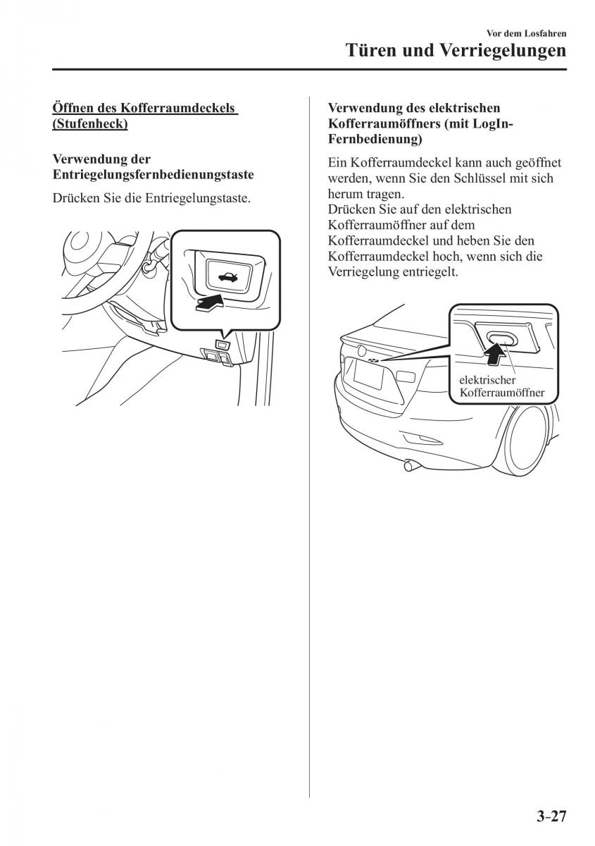 Mazda 2 Demio Handbuch / page 111