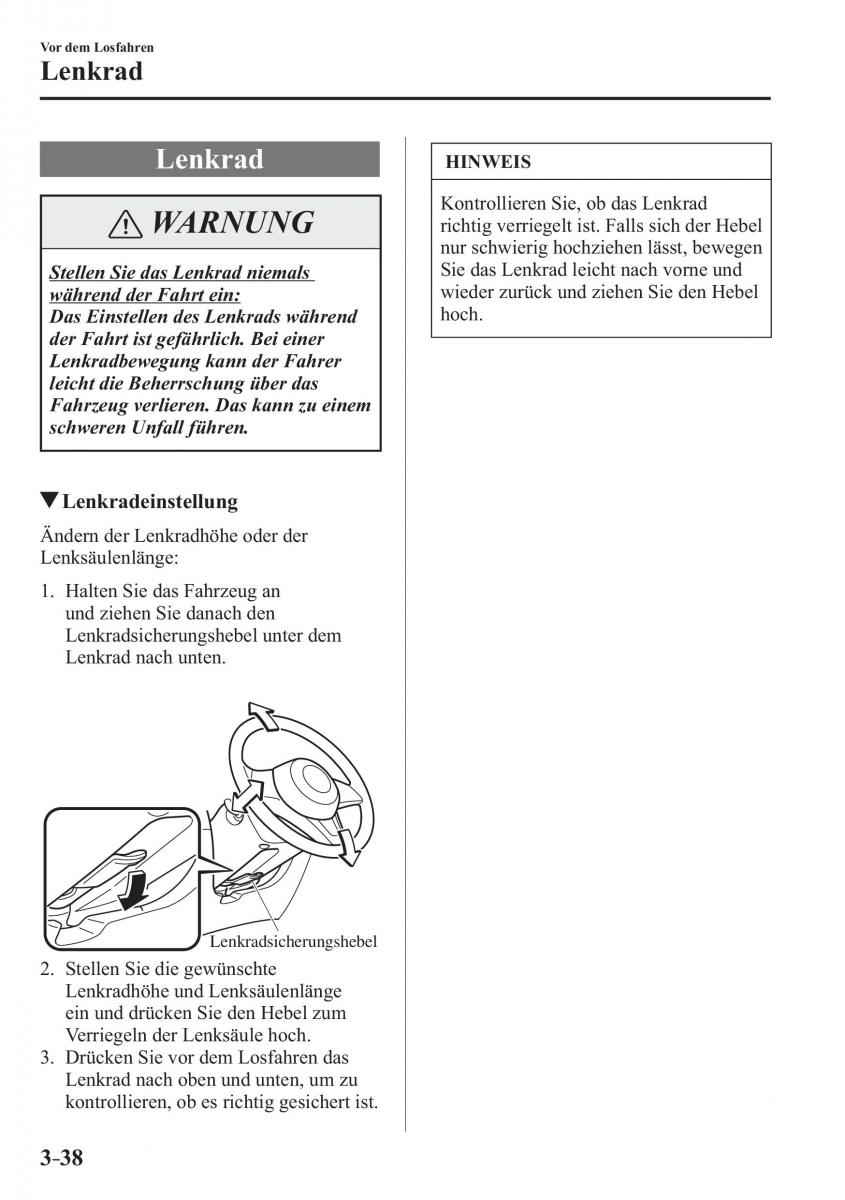 Mazda 2 Demio Handbuch / page 122