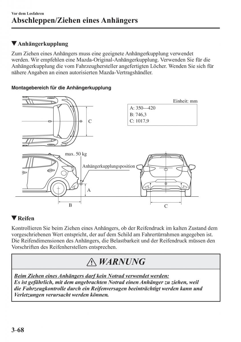 Mazda 2 Demio Handbuch / page 152