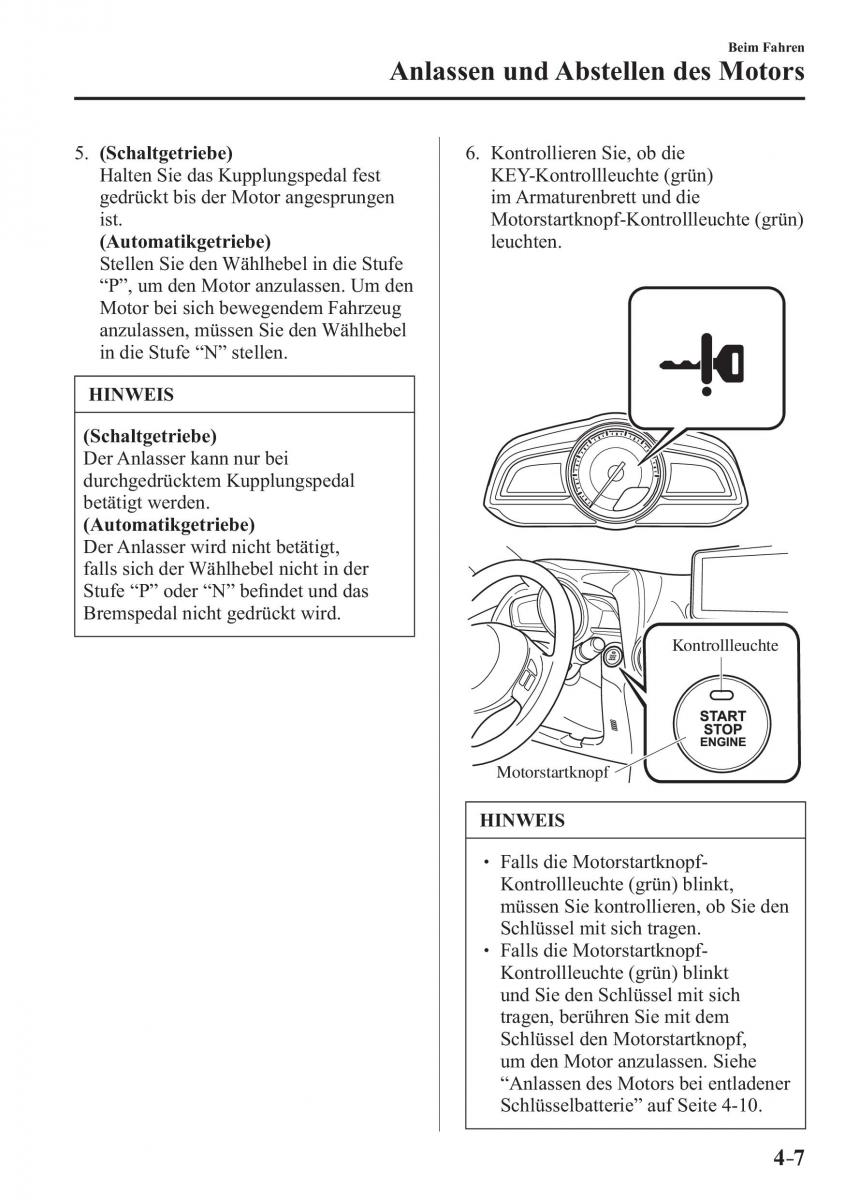 Mazda 2 Demio Handbuch / page 163