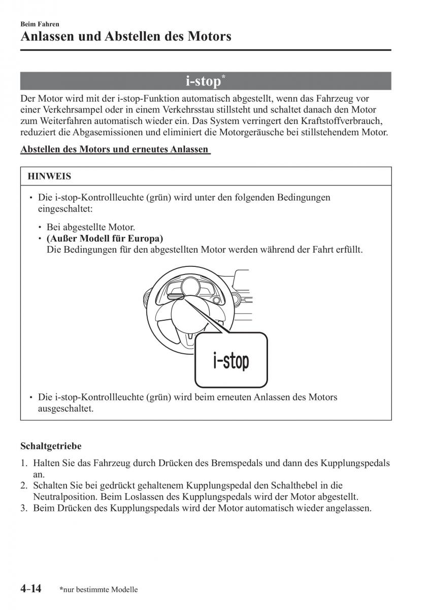 Mazda 2 Demio Handbuch / page 170