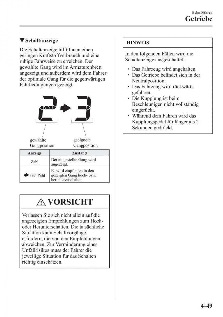 Mazda 2 Demio Handbuch / page 205