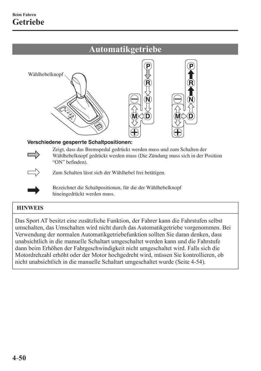 Mazda 2 Demio Handbuch / page 206