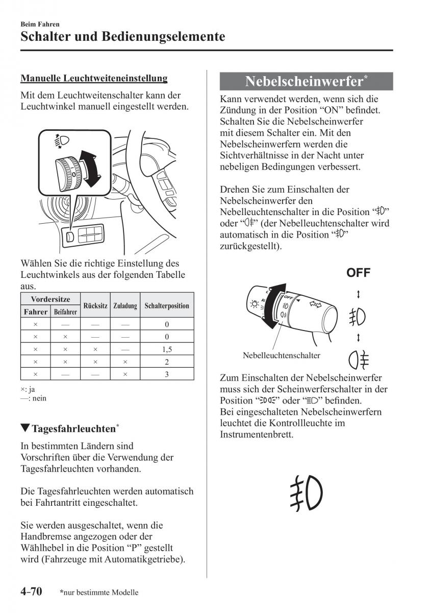 Mazda 2 Demio Handbuch / page 226