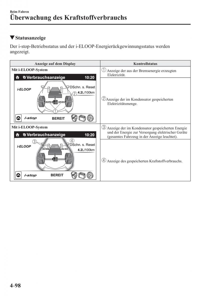 Mazda 2 Demio Handbuch / page 254