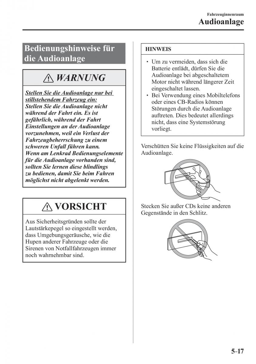 Mazda 2 Demio Handbuch / page 343