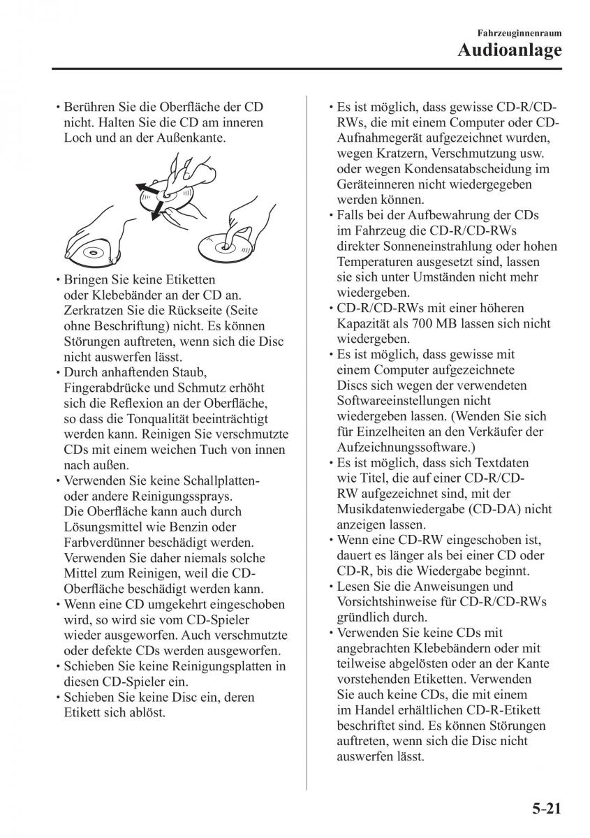 Mazda 2 Demio Handbuch / page 347