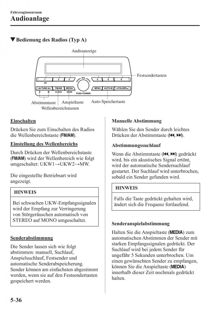 Mazda 2 Demio Handbuch / page 362