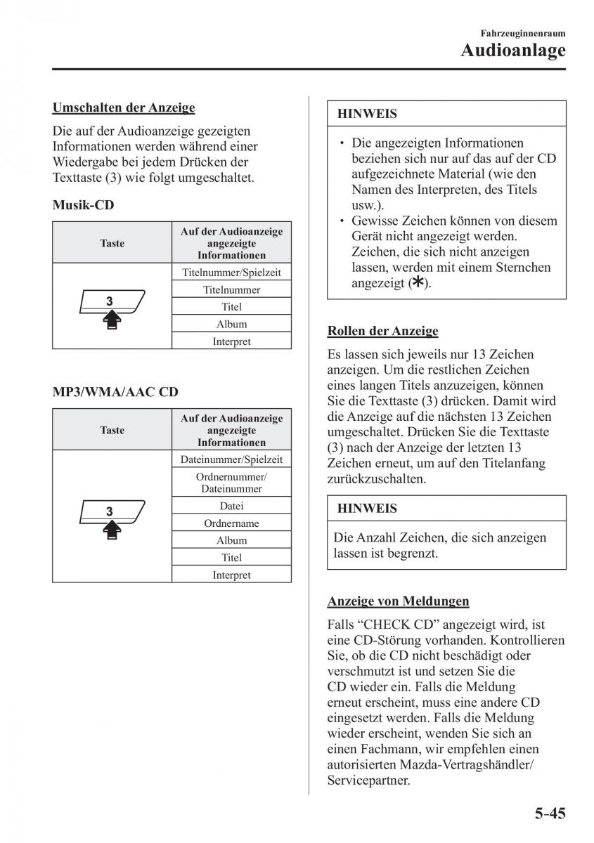 Mazda 2 Demio Handbuch / page 371