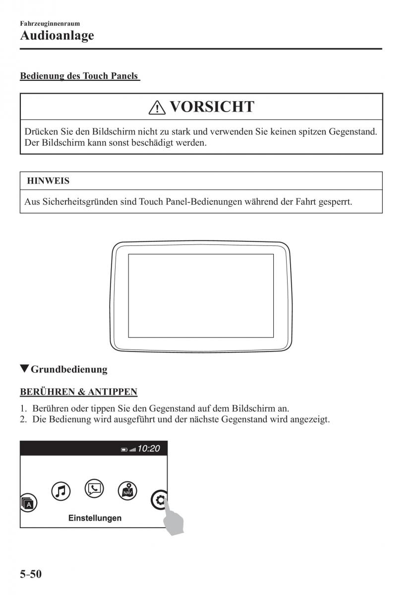 Mazda 2 Demio Handbuch / page 376