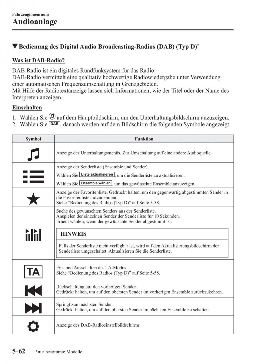 Mazda 2 Demio Handbuch / page 388