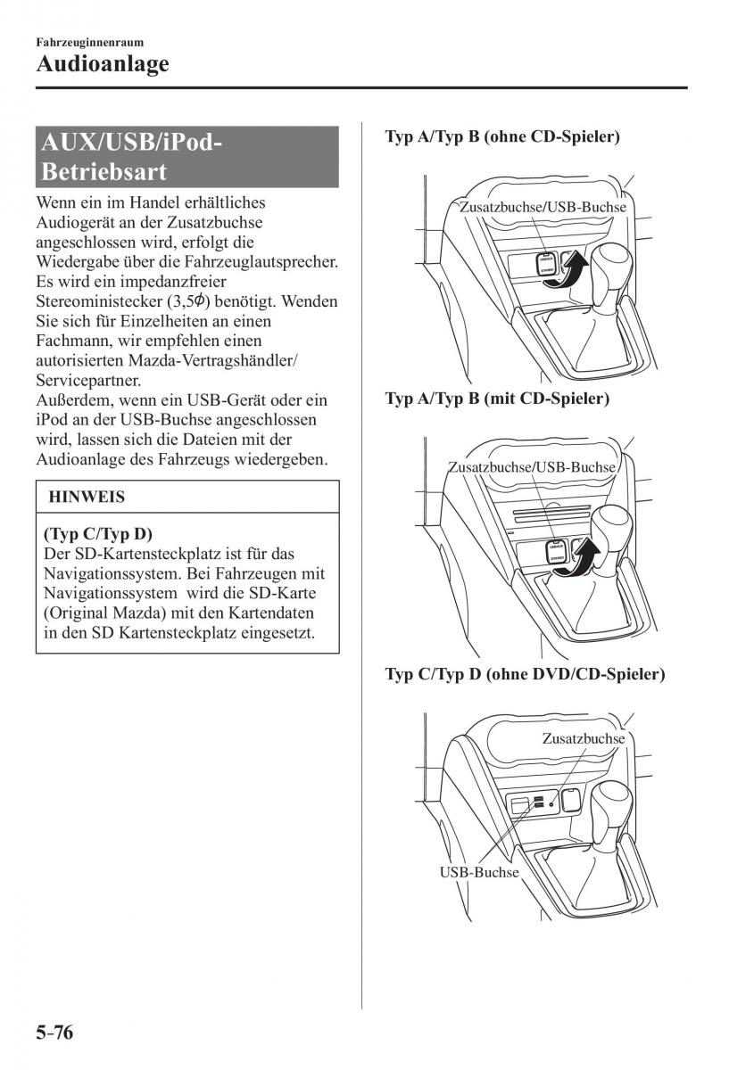 Mazda 2 Demio Handbuch / page 402