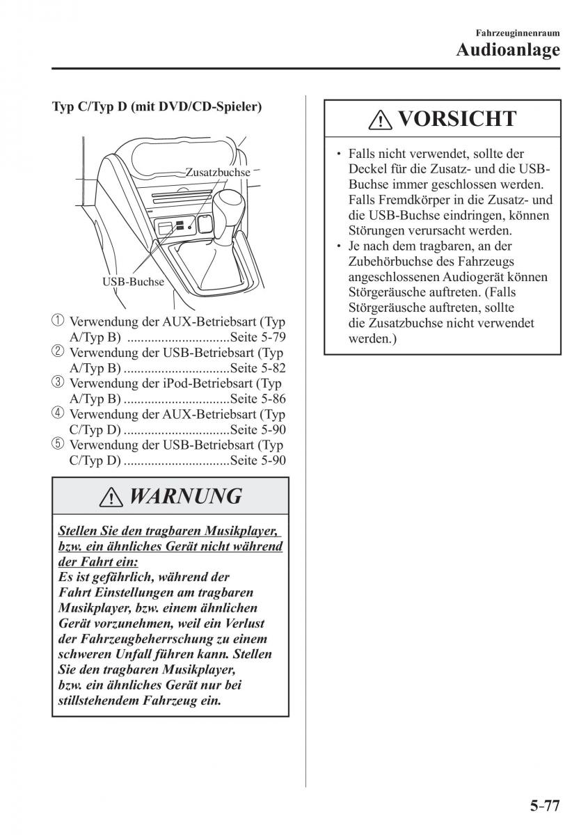 Mazda 2 Demio Handbuch / page 403