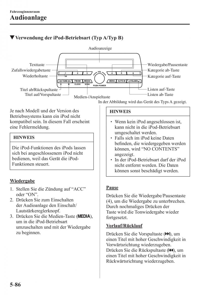 Mazda 2 Demio Handbuch / page 412