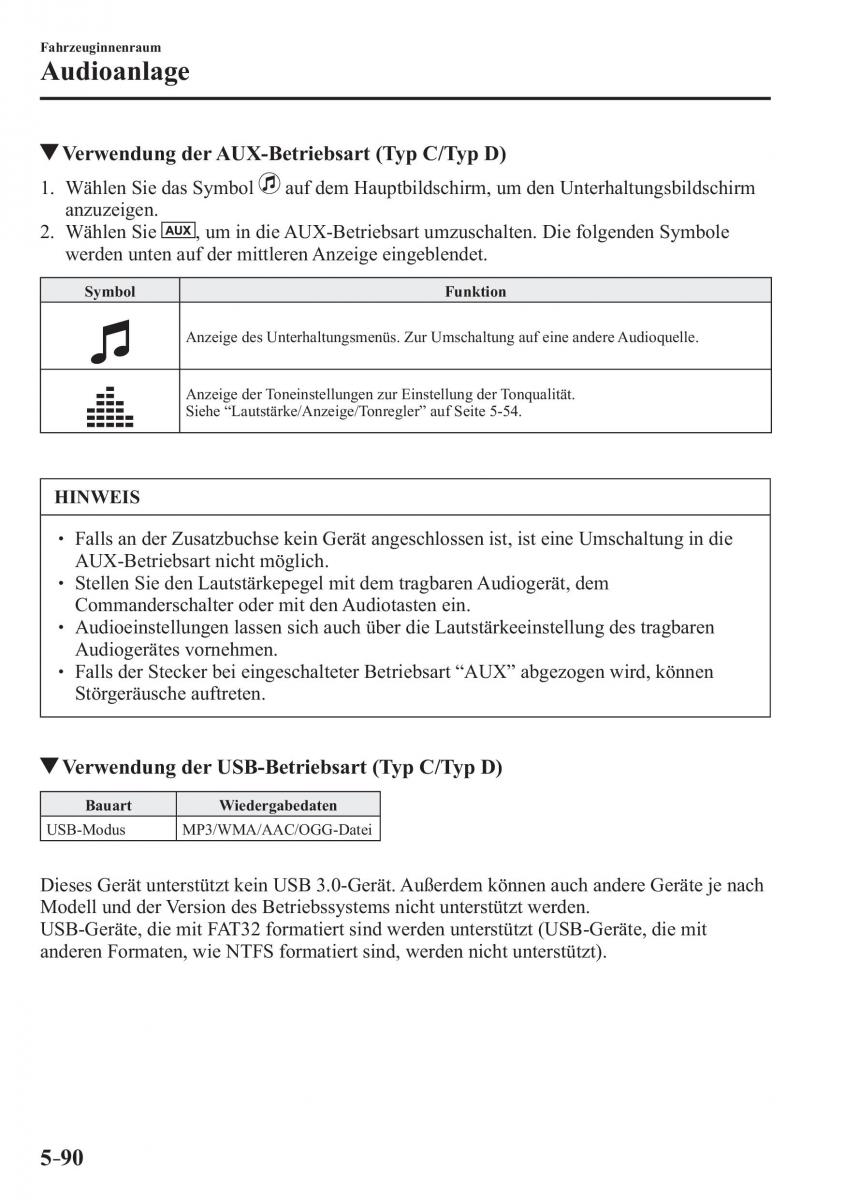 Mazda 2 Demio Handbuch / page 416