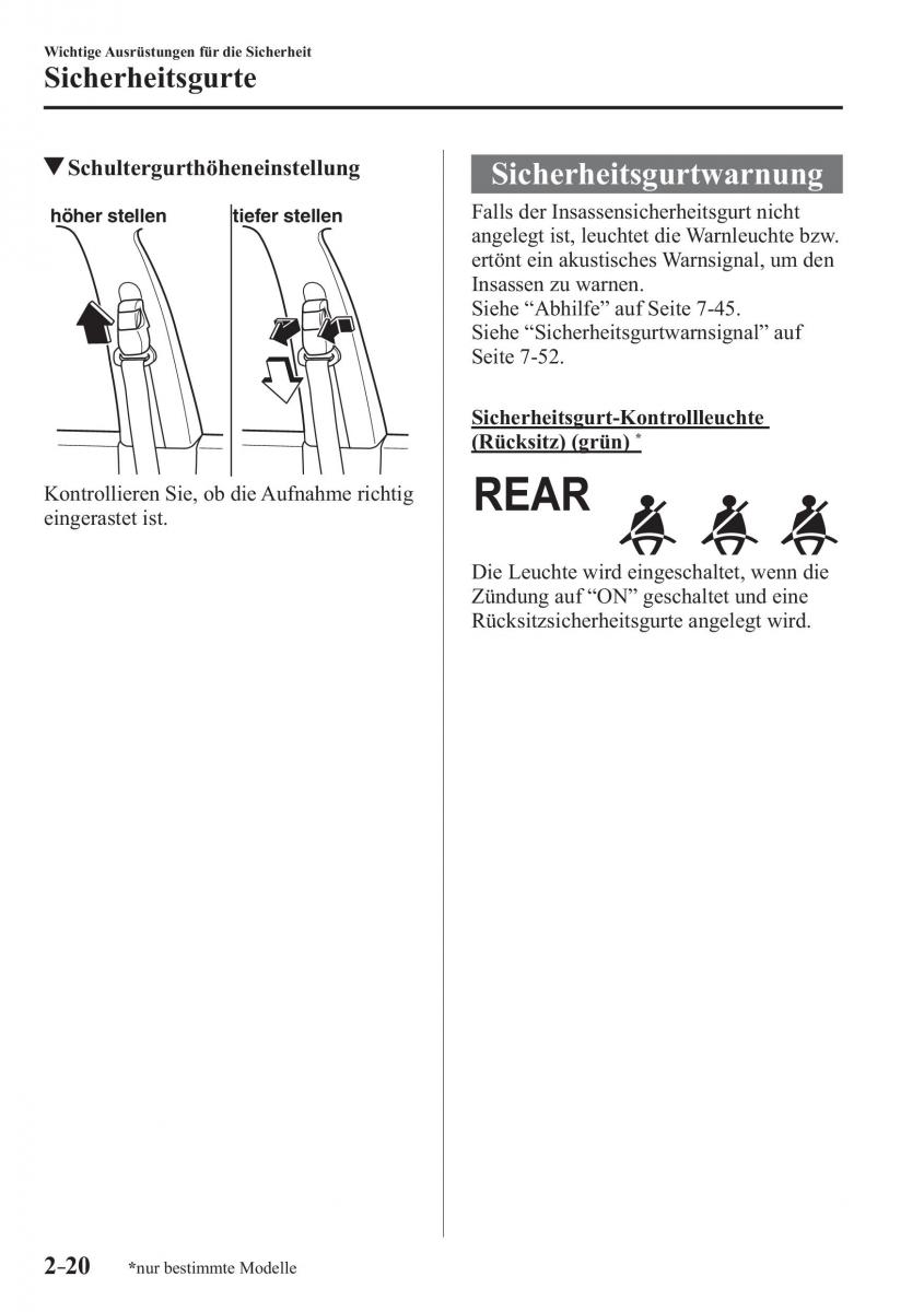 Mazda 2 Demio Handbuch / page 42