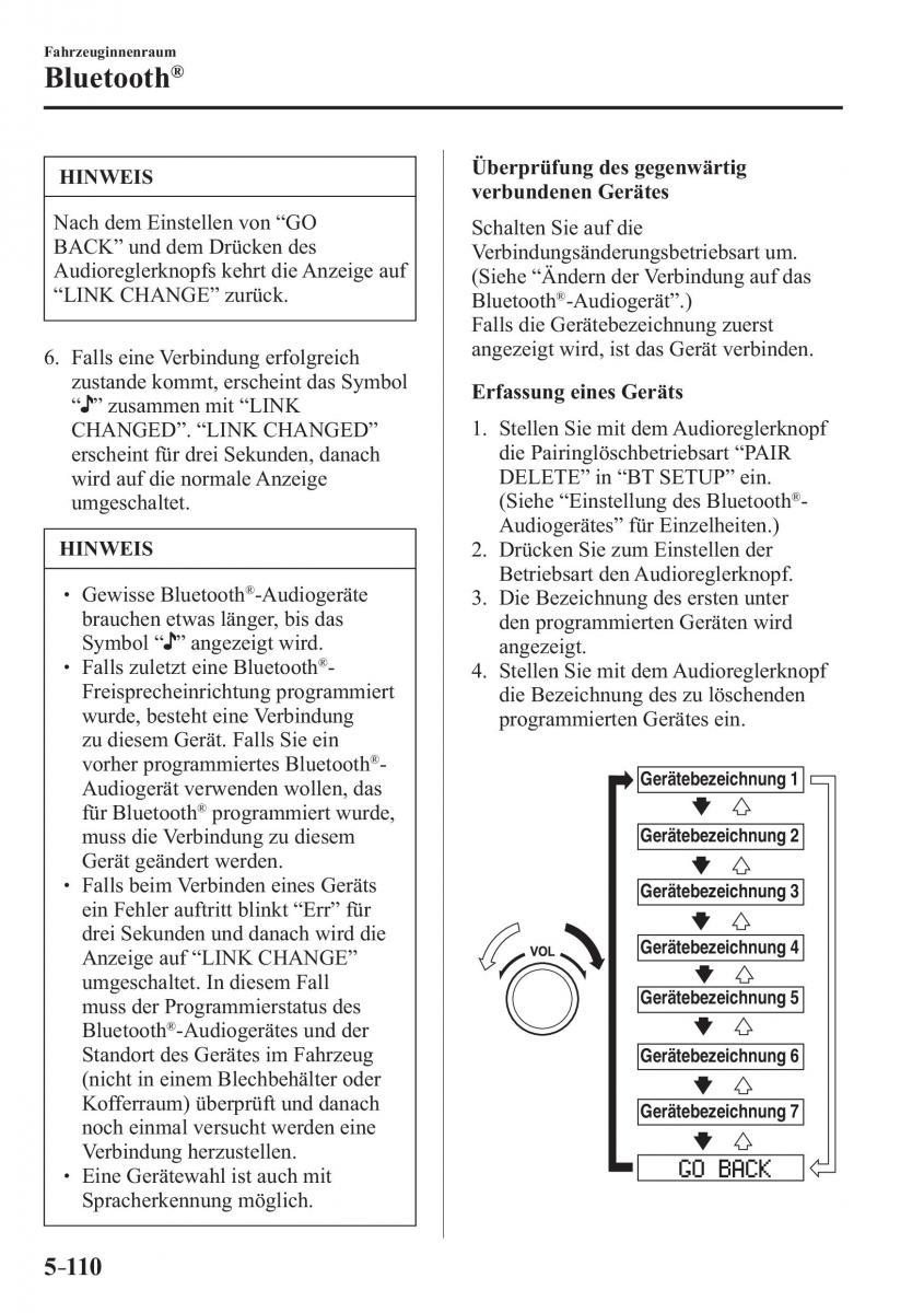 Mazda 2 Demio Handbuch / page 436