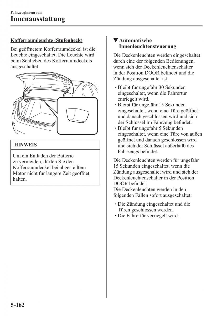 Mazda 2 Demio Handbuch / page 488