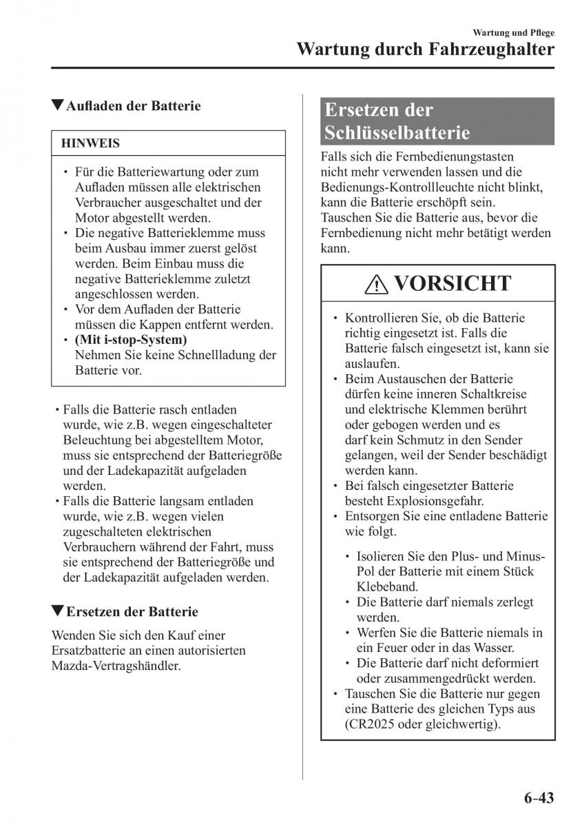 Mazda 2 Demio Handbuch / page 539