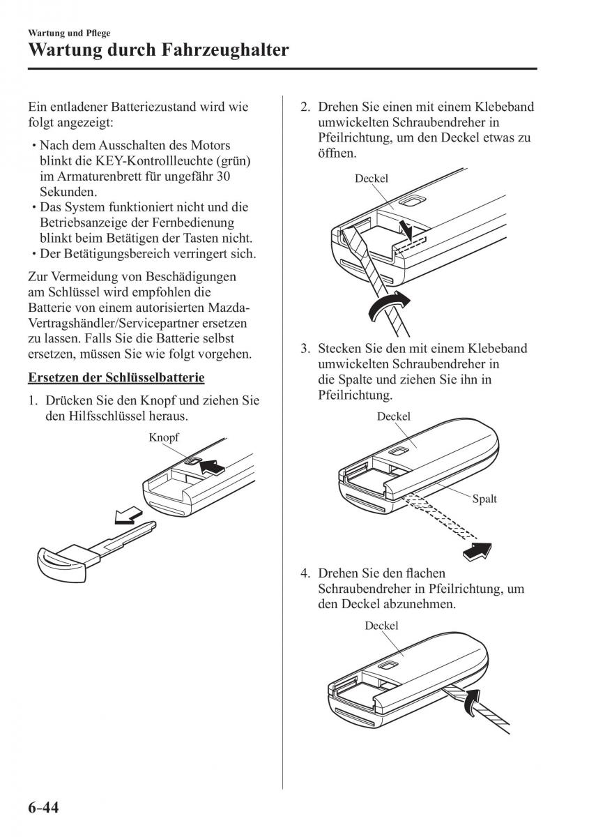 Mazda 2 Demio Handbuch / page 540