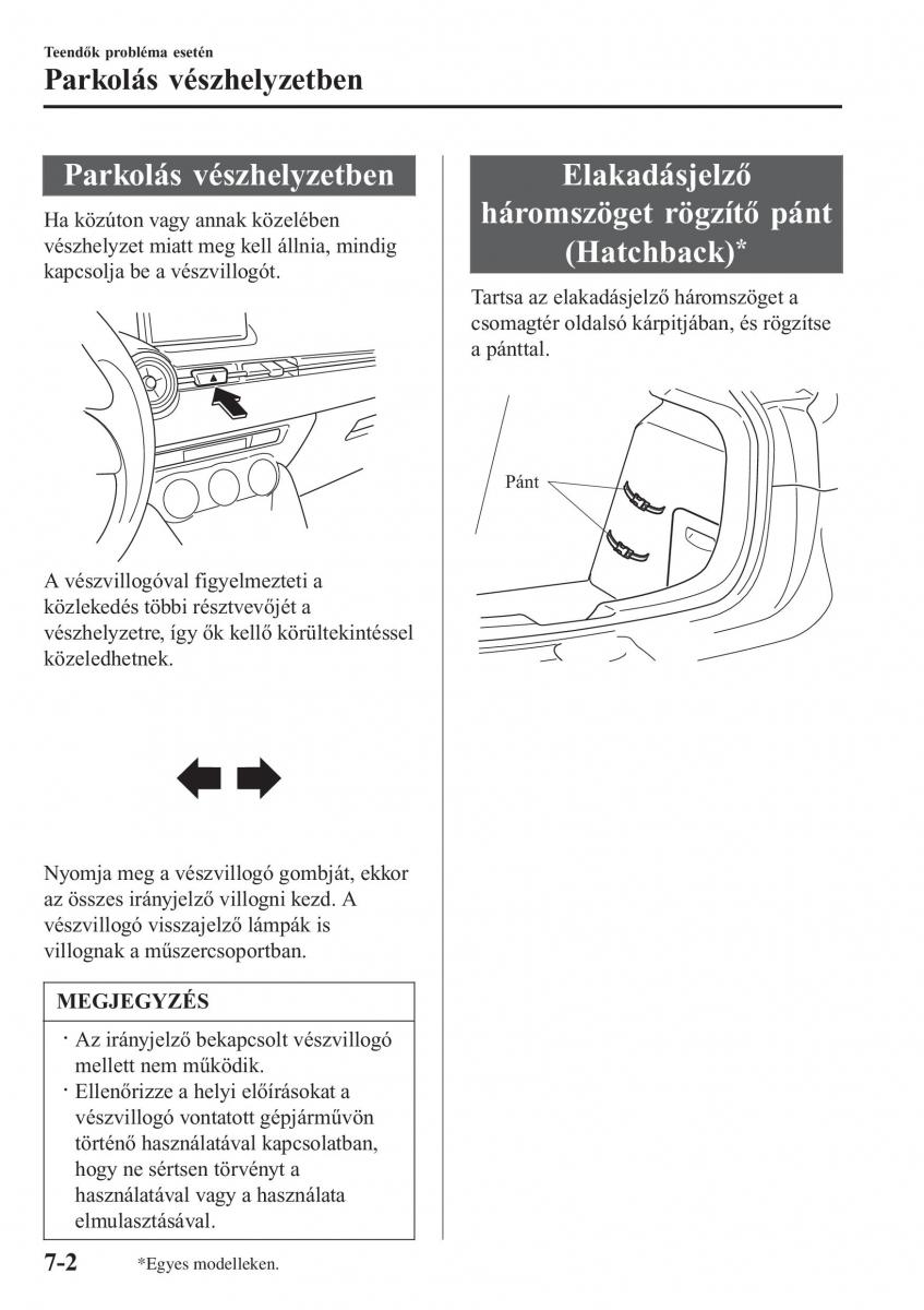 Mazda 2 Demio Kezelesi utmutato / page 543